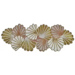 Classic Seed Bead Embroidered <b>Table</b> <b>Runner</b> For <b>Dining</b> <b>Tables</b> Stunning Decorative Beaded <b>Table</b> <b>Runner</b> For Elegant Interiors - Product Image 1