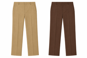 Pantalones Formales de Uniforme Escolar para Hombre, Material de Poliéster, Tejido Liso, con Detección de Agujas, para Adultos - Product Image 4