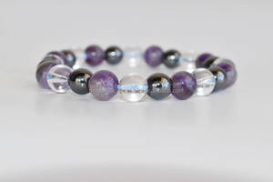 Bracelets Chakra en Cristal de 8 mm en Sodalite, Angelite et Calcédoine, Perles Élégantes Feng Shui, Vente en Gros - Product Image 4