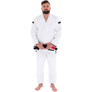 Kimono de Jiu-Jitsu Brasileño (BJJ) y Judo Personalizado al por Mayor de Alta Calidad - Uniforme de Artes Marciales Duradero 100% Algodón 220g con Logotipo Frontal - Product Image 1
