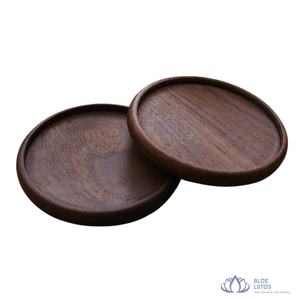 [BEST SELLING] | Customized Wooden Coasters Solid Beech Wood <b>Pad</b> For Mug Glass Beverage <b>Heat</b> Resistance <b>Pad</b> from Vietnam - Product Image 1
