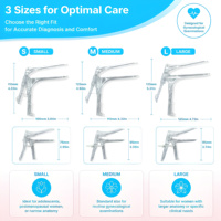 Espéculo Vaginal de plástico desechable de Cusco, instrumentos quirúrgicos de diagnóstico de Obstetricia y Ginecología esterilizados para control de la natalidad