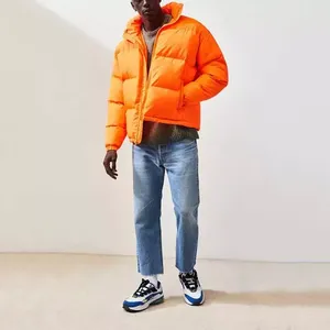 High Quality Low Price <b>Men</b> Puffer <b>Jacket</b> Unique Design Color Contrast <b>Men</b> Puffer <b>Jacket</b> - Product Image 4