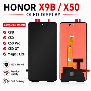 เปลี่ยนหน้าจอ OLED สำหรับ Honor X9B <span class=keywords><strong>X50</strong></span> <span class=keywords><strong>X50</strong></span> <span class=keywords><strong>Pro</strong></span> <span class=keywords><strong>X50</strong></span> GT Magic6 Lite ชุดหน้าจอสัมผัสพร้อมดิจิไทเซอร์ ขายส่งของแท้ - Product Image 1