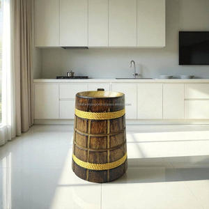 Chope à bière en bois | Tasses en bois brûlé faites à la main pour hommes pour le camping voyage en plein air gravé de Falak World Export - Product Image 4