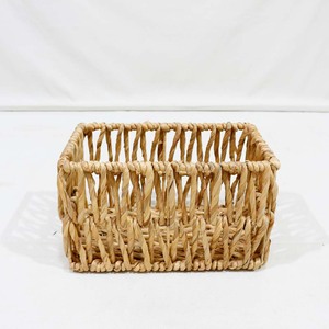 Panier de rangement en jacinthe d'eau, formes variées, avec poignées, pour la décoration intérieure - Vente chaude - Product Image 5