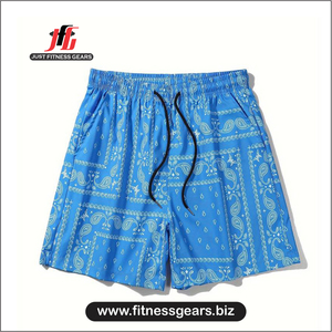 <b>Men's</b> Plus Size XS High Quality Spandex/Cotton Shorts Breathable High Street Style Custom Front Sublimation <b>Bandana</b> Print Solid - Product Image 5