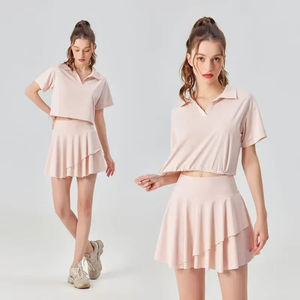 OEM 2026 tennis uniform Wholesale Custom Slim-Fit Waist Pleated Skirt Women's <b>Tank</b> Top Tennis Dress Chest Pad Sleeveless - Product Image 5