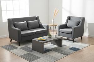 Sofá Doble Tapizado, Sofá para Adultos Sofá para Sala de Estar, Sofá de Dos Plazas para Espacios Pequeños, Sofá Cama para Dormitorio, Sofá Seccional - Product Image 5