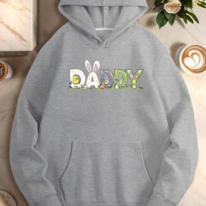 DADDY con decoraciones de Pascua sudaderas casuales de mujer - Product Image 4