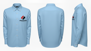 <b>Men</b> Business Office Shirt Long Sleeve Cotton Blend Slim Fit Formal <b>Dress</b> Shirt Comfortable Breathable Bulk Supply OEM Service - Product Image 4