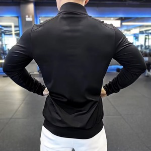 Custom Gym Fitness <b>Compression</b> T <b>Shirt</b> Manufacturer Performance Activewear Cotton Polyester Blend Screen Print Embroidery - Product Image 2