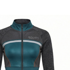 Survêtement de sport professionnel imprimé, coupe ajustée, vêtements de course personnalisés, séchage rapide, respirant, léger, été, haute qualité - Product Image 2