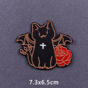 Wholesale Fabric Embroidery Patch <b>Iron</b> <b>On</b> Embroidered Badge Patches for Clothing Hats Bags Backpack Washable Heat <b>Transfer</b> - Product Image 4