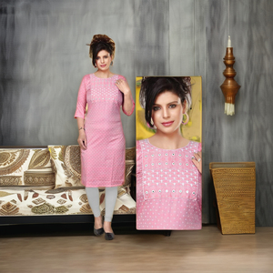 Kurti Ligero y Ecológico de Rayón, Choli Versátil para Cualquier Ocasión, Traje Salwar - Product Image 1