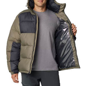 2026 New Arrival Men's Customize Puffer <b>Jacket</b> High Street Style Winter Warm Stand Collar Zip Up Hooded Puffer Men's <b>Jackets</b> - Product Image 3