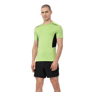 T-shirt de course pour homme en coton et spandex, coupe ajustée, séchage rapide, fabriqué au Pakistan, faible MOQ, idéal pour la gym et l'entraînement, t-shirt de compression - Product Image 1