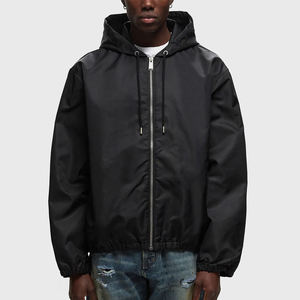 <b>Men</b> Hooded Soft Windbreaker <b>Jacket</b> Waterproof Lightweight Casual Zip Front Outdoor Breathable Comfortable Everyday Regular Fit - Product Image 3