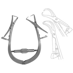 Rétracteur Joll en acier inoxydable, instrument chirurgical pour la chirurgie générale, instrument médical pour opérations hospitalières - Product Image 1