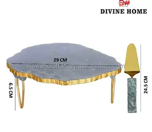 มีดวางเค้ก2ชิ้นอุปกรณ์สำหรับงานเลี้ยงวันเกิดปลอดภัยต่ออาหารทำจากอะคริลิคอาหารมาตรฐาน - Product Image 2