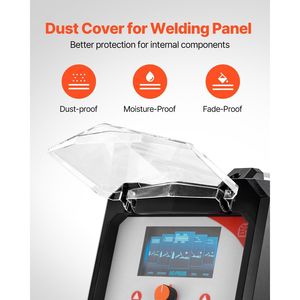 Soldadora TIG de Aluminio 225A 6 en 1 con Pantalla LED Grande, AC/DC, Pulsada/TIG/Punto, MMA, Máquina de Soldar Duradera - Product Image 6