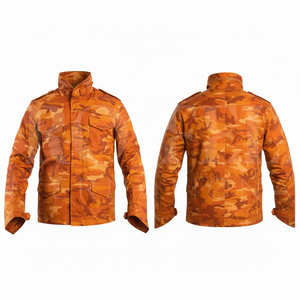 Hot Selling Custom Camouflage Printed Lightweight <b>Field</b> <b>Jacket</b> 100% Cotton Multiple Pockets Long Sleeve Outdoor Workwear <b>Jacket</b> - Product Image 4