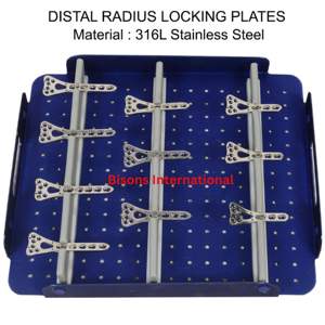 BISONS - Sistema de Placa y Tornillos de Bloqueo para Radio Distal Ortopédico Manual de Acero Inoxidable, 2.4mm, Certificado CE ISO13485 - Product Image 4
