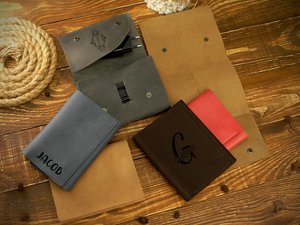 Tailored Leather <b>Cable</b> Organizer Custom Brand Logo Cord Management Earphone Wire Wrap Tech Accessories Pouch Co LCO-0069 - Product Image 4