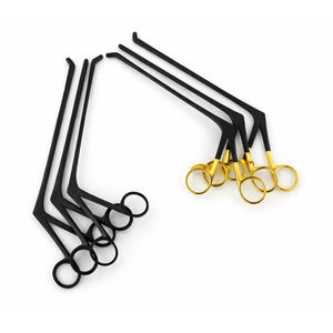 Juego de 6 Pinzas Crocodile, Superior, Inferior, STR, Instrumento Ortopédico, Dorado y Negro - Product Image 3