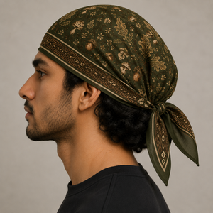 Multi Use Cotton Bandana Printed Head <b>Wrap</b> Square Fashion <b>Scarf</b> Wholesale Supplier - Product Image 3