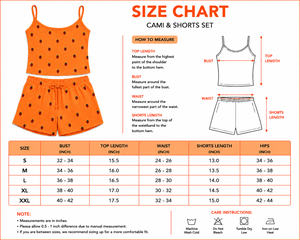 Ensemble 2 pièces décontracté en coton tricoté pour femme, imprimé fraises orange, débardeur et short, respirant, coupe classique, printemps-été - Product Image 6