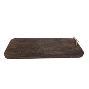 Customized Acacia Wood Chopping Block Rectangle Shape With Handle Natural Finish Kitchen Cutting Board Cheese Serving Platter - Product Image 3