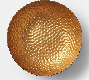 Handmade Metal Bowl With Textured <b>Honeycomb</b> Design Modern Style <b>Decorative</b> Tableware For Gifting Kitchen Dining Display - Product Image 2