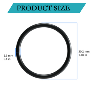 Joint torique 10134 compatible avec la connexion de tuyau de 1-1/4 po sur les pompes de filtration <span class=keywords><strong>Intex</strong></span> pour les pompes filtrantes 330, 530, 1000 GPH (4 pièces) - Product Image 2