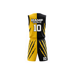 Maillots de basket-ball réversibles personnalisés pour adultes unisexes, shorts en mesh, uniformes par sublimation, grandes tailles, respirants, anti-humidité, séchage rapide - Product Image 2