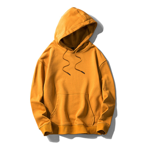 Sweat à capuche épais pour homme, personnalisable avec logo, style streetwear sportif, en molleton de qualité, tissu jersey uni - Product Image 5