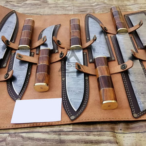 Juego de Cuchillos de Chef Damasco Hechos a Mano de Último Estilo, Alta Calidad, 67 Capas, Precio Razonable, en Stock, Venta al por Mayor - Product Image 4