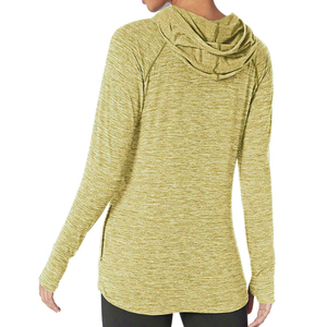 Sudadera con Capucha para Mujer, Manga Larga, Color Sólido, Transpirable, Tejida en Poliéster, con Logotipo Frontal, para Otoño - Product Image 6