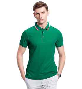 Camiseta Polo de Alta Calidad al por Mayor, Estilo Europeo y Americano, Nueva Ropa para Hombre, Tops Cortos Casuales con Bolsillo y Botones, Talla Grande - Product Image 6