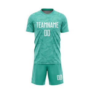 Nouvel ensemble maillot et short de football 2026 pour adultes, léger et confortable, prix raisonnable, service OEM, 100 % polyester - Product Image 2