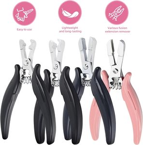 U Shape Hair <b>Extension</b> Pliers Stainless Steel 5.5 Inch Double Rubber Grip Micro <b>Beads</b> Closer Tool - Product Image 5