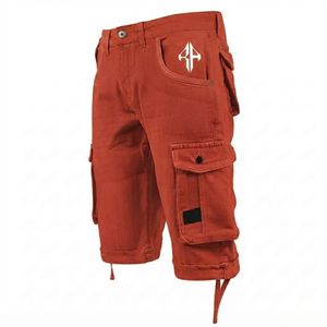 Pantalones Cortos de Mezclilla para Hombre, de Alta Calidad, con Estampado de Serigrafía, Estilo Jeans, de Pierna Ancha, Material Spandex/Poliéster - Product Image 2