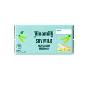 Vinamilk-Lait de soja à haute teneur en calcium/Lait de soja/Lait de soja-Fino sac 220ml X 48 boîtes par carton - Product Image 1