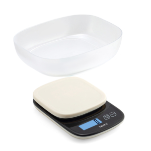 Balance électronique de cuisine en plastique 10kg/1g/22lbs avec écran LCD, étanche et arrêt automatique pour la pâtisserie et la cuisine - Product Image 1