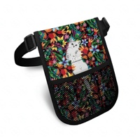 Sac banane multi-compartiments de couleur rose pour sac médical multi-poches pour infirmières