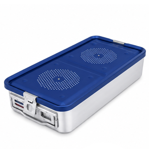 Contenedor de Esterilización Autoclavable de Acero Inoxidable 565265120mm, Sistema de Protección de Instrumentos Quirúrgicos, Certificado CE, OEM - Product Image 4
