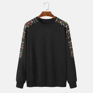 Sweat-shirts décontractés personnalisés pour hommes, les plus vendus, coupe régulière, respirants, en polaire brodée 3D, 100 % coton, pour l'hiver - Product Image 1