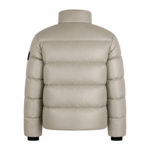 Unisex Thick Puffer <b>Jacket</b> Waterproof Windproof Heated Eco-Friendly Zipper Closure Hooded Casual Winter Solid Color Regular Fit - Product Image 3