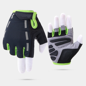 Custom Safety Cycling <b>Gloves</b> Polyester Half Finger Waterproof Breathable Outdoor Racing Sport <b>Gloves</b> - Product Image 2