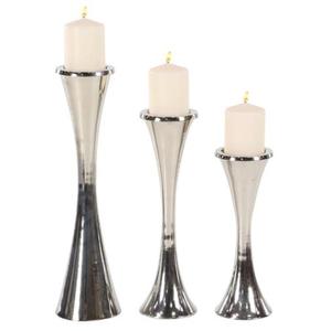 Stylish Metal Candle Holder With Silver Polished Finished Elegant Tabletop Decor For <b>Wedding</b> Parties And Home Decoration - Product Image 1